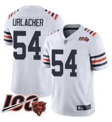 Men Chicago Bears 54 Brian Urlacher White 100th Season Limited Football Jersey
