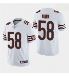 Men Chicago Bears  58 Robert Quinn Vapor Untouchable Limited White Jersey