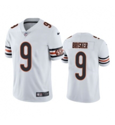 Men Chicago Bears 9 Jaquan Brisker White Vapor untouchable Limited Stitched Jersey