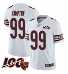 Men Chicago Bears 99 Dan Hampton White Vapor Untouchable Limited Player 100th Season Football Jerseyr