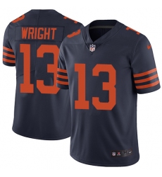 Men Nike Bears #13 Kendall Wright Navy Blue Alternate Stitched NFL Vapor Untouchable Limited Jersey