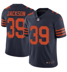 Men Nike Bears #39 Eddie Jackson Navy Blue Alternate Stitched NFL Vapor Untouchable Limited Jersey