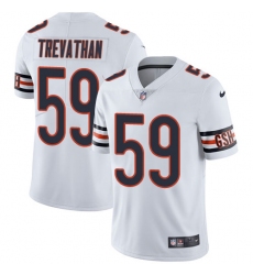 Men Nike Bears #59 Danny Trevathan White Stitched NFL Vapor Untouchable Limited Jersey