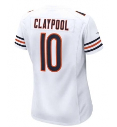 Men Nike Chase Claypool White Chicago Bears #10 2021 NFL Vapor Elite Jersey