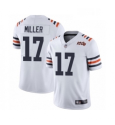 Mens Chicago Bears 17 Anthony Miller White 100th Season Limited Football Jersey