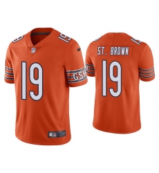 Men's Chicago Bears #19 Equanimeous St. Brown Orange Vapor untouchable Limited Stitched Jersey