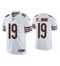 Men's Chicago Bears #19 Equanimeous St. Brown White Vapor untouchable Limited Stitched Jersey