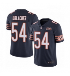 Mens Chicago Bears 54 Brian Urlacher Navy Blue Team Color 100th Season Limited Football Jersey