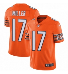 Mens Nike Chicago Bears 17 Anthony Miller Limited Orange Rush Vapor Untouchable NFL Jersey