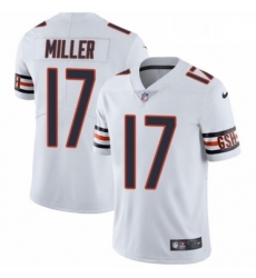 Mens Nike Chicago Bears 17 Anthony Miller White Vapor Untouchable Limited Player NFL Jersey