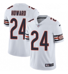 Mens Nike Chicago Bears 24 Jordan Howard White Vapor Untouchable Limited Player NFL Jersey