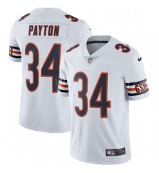 Mens Nike Chicago Bears 34 Walter Payton White Vapor Untouchable Limited Player NFL Jersey