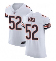 Mens Nike Chicago Bears 52 Khalil Mack White Vapor Untouchable Elite Player NFL Jersey