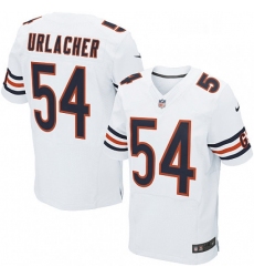 Mens Nike Chicago Bears 54 Brian Urlacher Elite White NFL Jersey
