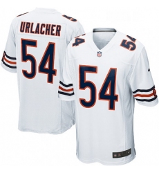 Mens Nike Chicago Bears 54 Brian Urlacher Game White NFL Jersey