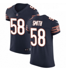 Mens Nike Chicago Bears 58 Roquan Smith Navy Blue Team Color Vapor Untouchable Elite Player NFL Jersey
