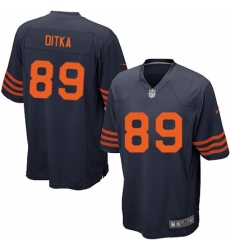 Mens Nike Chicago Bears 89 Mike Ditka Game Navy Blue Alternate NFL Jersey