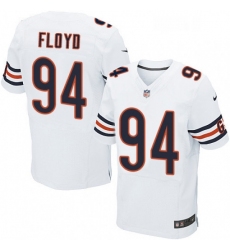 Mens Nike Chicago Bears 94 Leonard Floyd Elite White NFL Jersey