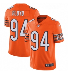 Mens Nike Chicago Bears 94 Leonard Floyd Limited Orange Rush Vapor Untouchable NFL Jersey