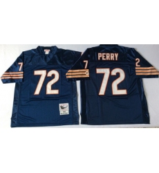 Mitchell Ness Bears #72 William Perry Small No Throwback Stitched NFL Jerseys