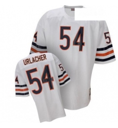 Mitchell and Ness Chicago Bears 54 Brian Urlacher White Authentic Throwback NFL Jersey