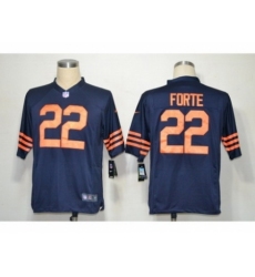NIKE Chicago Bears 22 Matt Forte Blue Game NFL Jersey