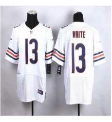 New Chicago Bears #13 Kevin White White Men Stitched NFL Elite Jersey