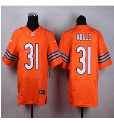 New Chicago Bears #31 Antrel Rolle Orange Alternate Men Stitched NFL Elite Jersey