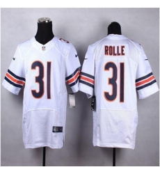 New Chicago Bears #31 Antrel Rolle White Men Stitched NFL Elite Jersey