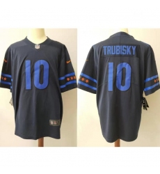 Nike Bears 10 Mitchell Trubisky Black All Star Vapor Untouchable Limited Jersey