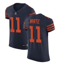 Nike Bears #11 Kevin White Navy Blue Alternate Mens Stitched NFL Vapor Untouchable Elite Jersey