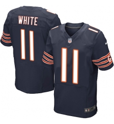 Nike Bears #11 Kevin White Navy Blue Team Color Mens Stitched NFL Elite Jersey