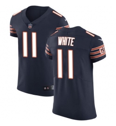 Nike Bears #11 Kevin White Navy Blue Team Color Mens Stitched NFL Vapor Untouchable Elite Jersey