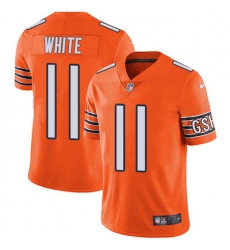 Nike Bears #11 Kevin White Orange Mens Stitched NFL Limited Rush Jersey