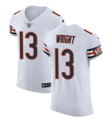 Nike Bears #13 Kendall Wright White Mens Stitched NFL Vapor Untouchable Elite Jersey