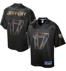Nike Bears #17 Alshon Jeffery Pro Line Black Gold Collection Mens Stitched NFL Game Jersey