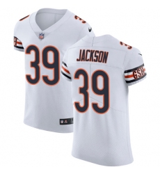 Nike Bears #39 Eddie Jackson White Mens Stitched NFL Vapor Untouchable Elite Jersey