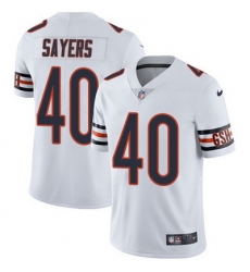 Nike Bears #40 Gale Sayers White Mens Stitched NFL Vapor Untouchable Limited Jersey