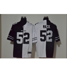 Nike Bears 52 Khalil Mack Black And White Split Vapor Untouchable Limited Jersey