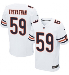 Nike Bears #59 Danny Trevathan White Mens Stitched NFL Elite Jersey
