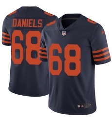 Nike Bears #68 James Daniels Navy Blue Alternate Mens Stitched NFL Vapor Untouchable Limited Jersey