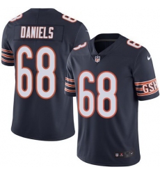 Nike Bears 68 James Daniels Navy Color Rush Limited Jersey