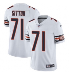 Nike Bears #71 Josh Sitton White Mens Stitched NFL Vapor Untouchable Limited Jersey