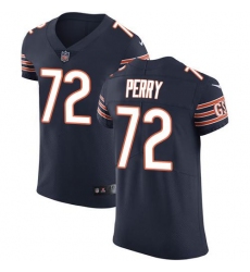 Nike Bears #72 William Perry Navy Blue Team Color Mens Stitched NFL Vapor Untouchable Elite Jersey