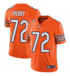 Nike Bears #72 William Perry Orange Mens Stitched NFL Limited Rush Jersey