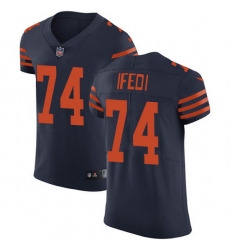 Nike Bears 74 Germain Ifedi Navy Blue Alternate Men Stitched NFL Vapor Untouchable Elite Jersey