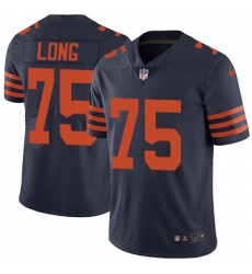 Nike Bears #75 Kyle Long Navy Blue Alternate Mens Stitched NFL Vapor Untouchable Limited Jersey