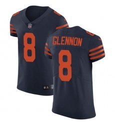 Nike Bears #8 Mike Glennon Navy Blue Alternate Mens Stitched NFL Vapor Untouchable Elite Jersey