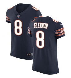 Nike Bears #8 Mike Glennon Navy Blue Team Color Mens Stitched NFL Vapor Untouchable Elite Jersey