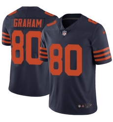Nike Bears 80 Jimmy Graham Navy Blue Alternate Men Stitched NFL Vapor Untouchable Limited Jersey